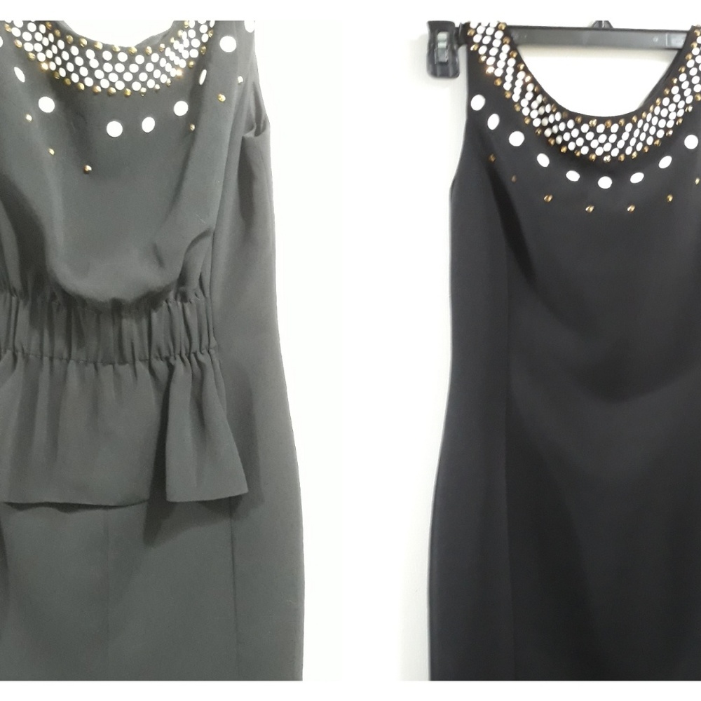 MOSCHINO BLACK beaded dress - Picture 2 of 8